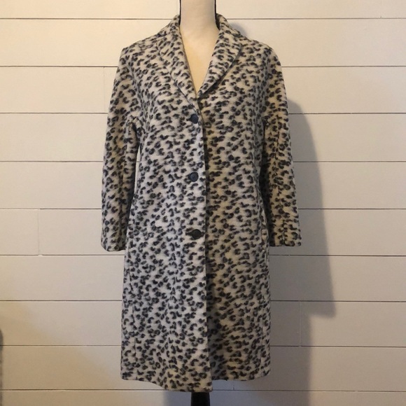 Ann Taylor Jackets & Blazers - Ann Taylor Animal Jacquard Coat